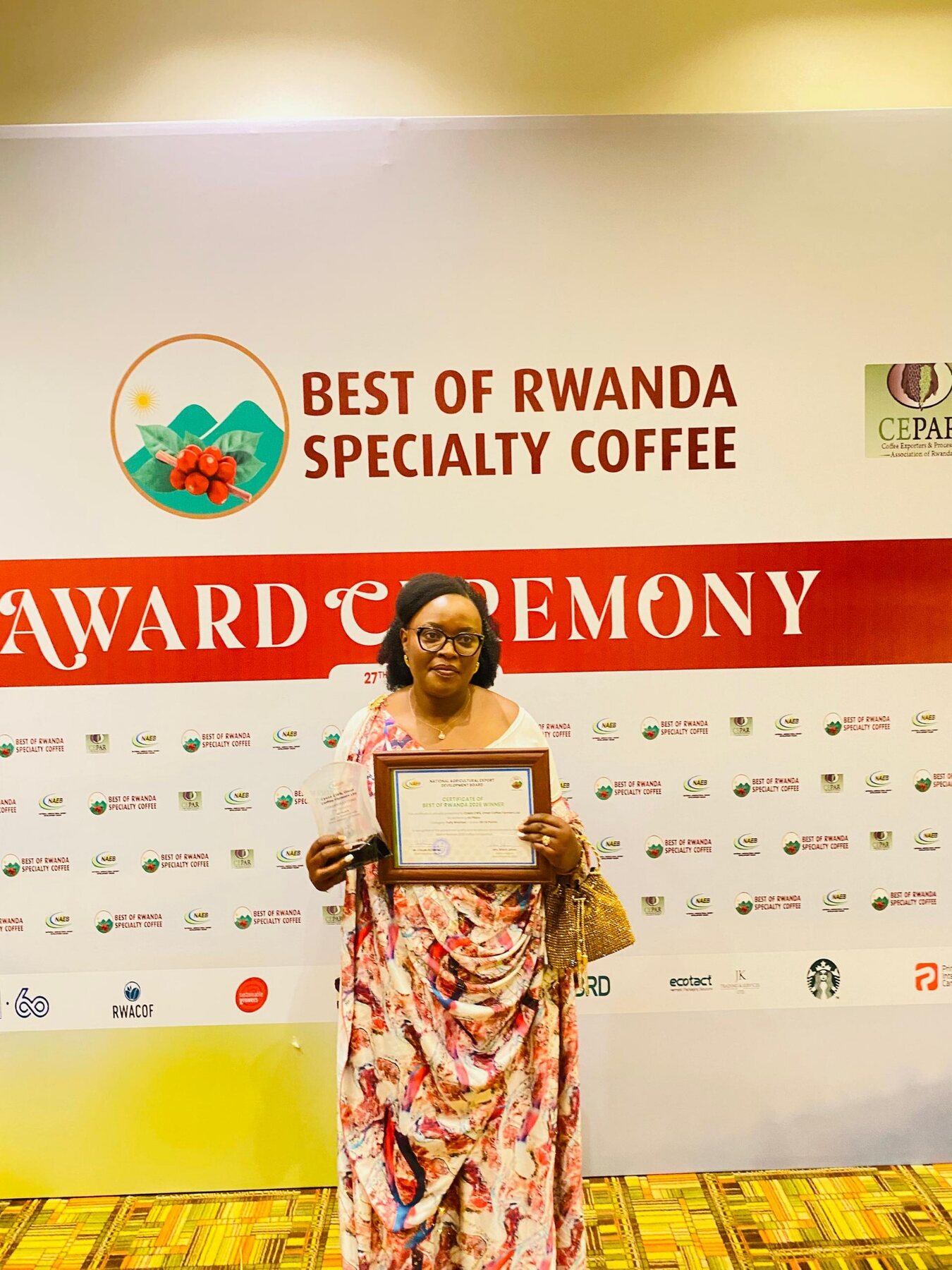 Best of Rwanda award recipient